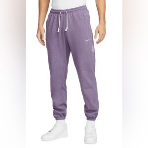 MEN'S Nike Sz S STANDARD ISSUE DRI-FIT BASKETBALL PANTS IN PURPLE JOGGERS